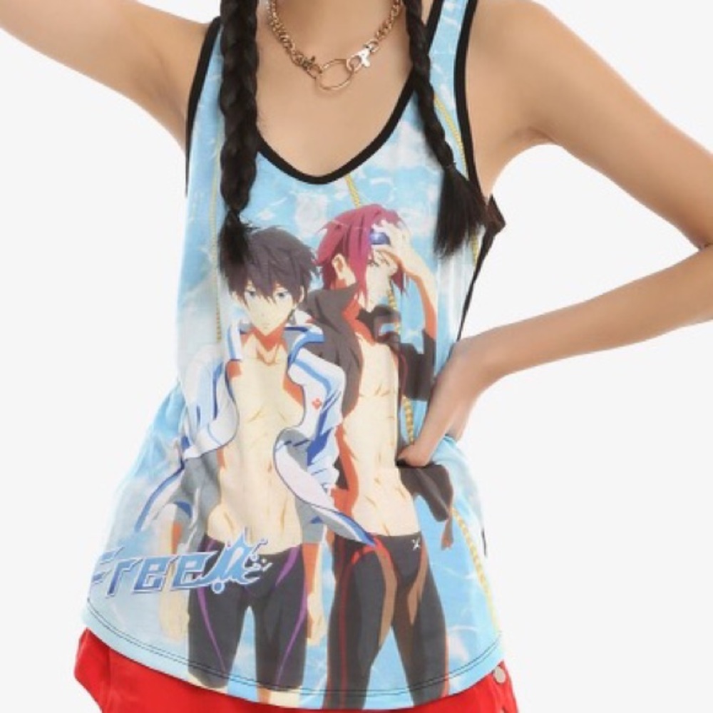 Anime ‘Free!’ - Haruka Nanase & Rin Matsuoka Pool Junior’s Small Tank Top